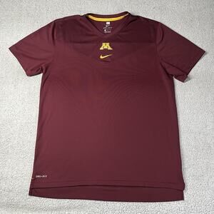 Minnesota Golden Gophers Shirt Men XL Nike Team Issued Football Maroon NCAA #43